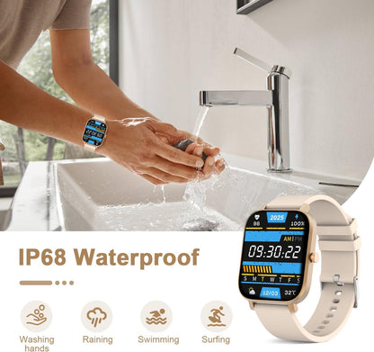 Waterproof Bluetooth Fitness Tracker Heart Rate/Sleep Monitor Smart Watch