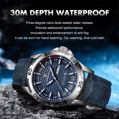 Stainless Steel Waterproof Man's Luxury Watch