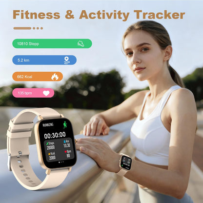 Waterproof Bluetooth Fitness Tracker Heart Rate/Sleep Monitor Smart Watch
