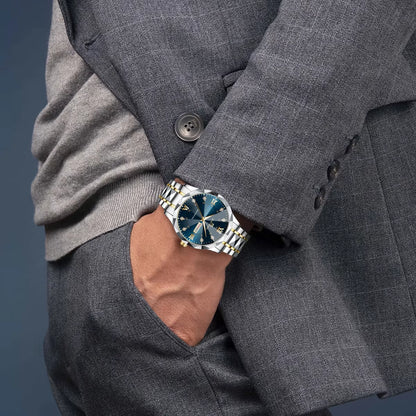 Luxury Night Glow Double Calendar Business Watch