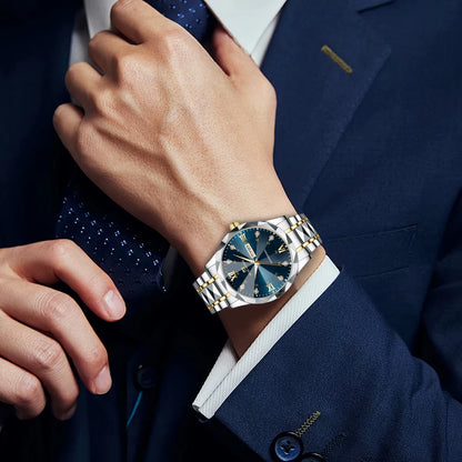 Luxury Night Glow Double Calendar Business Watch