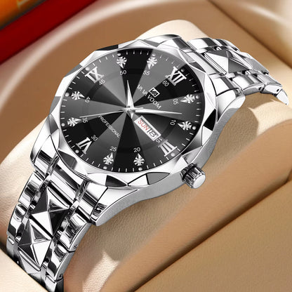 Luxury Night Glow Double Calendar Business Watch