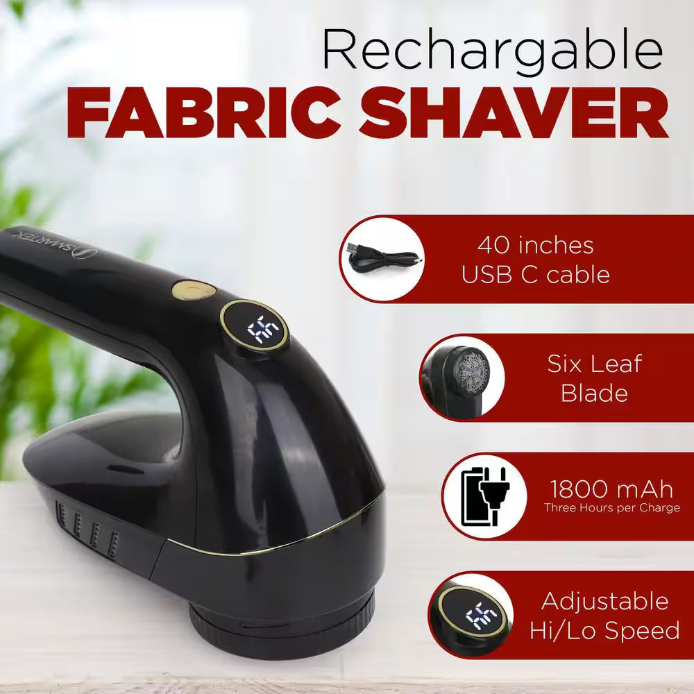 Rechargeable Fabric Shaver-Lint Roller/Remover