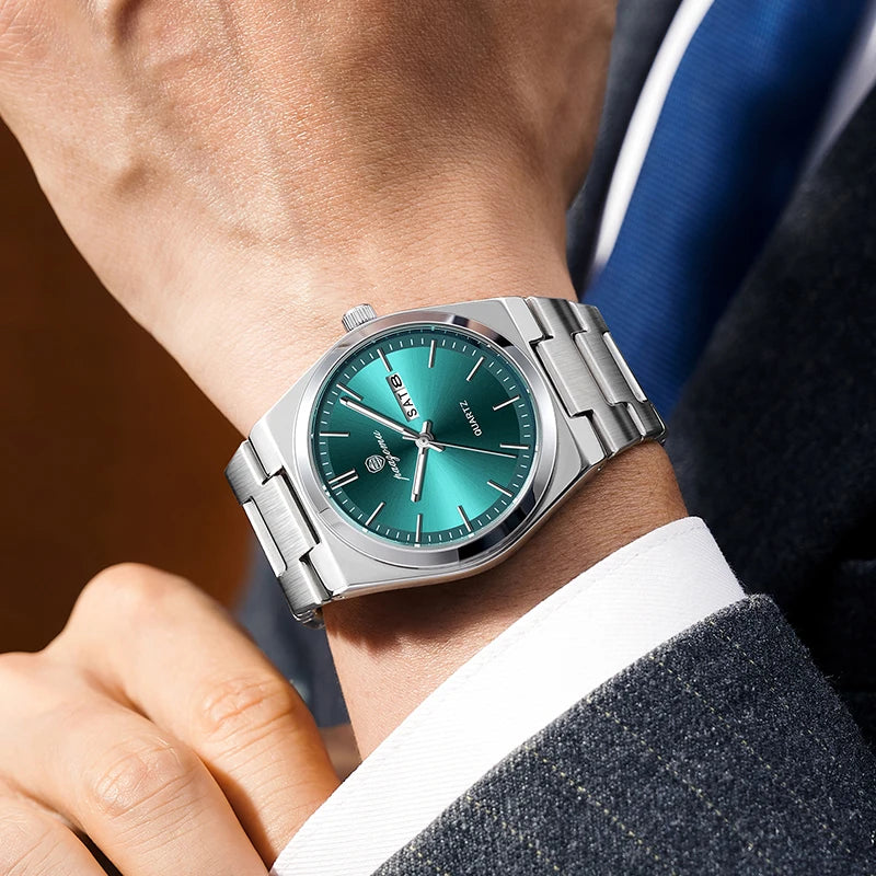 Stainless Steel Waterproof Luminous Man Watch