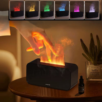 Mini Flame Automatic Fragrance Diffuser Home Humidifier with LED Light