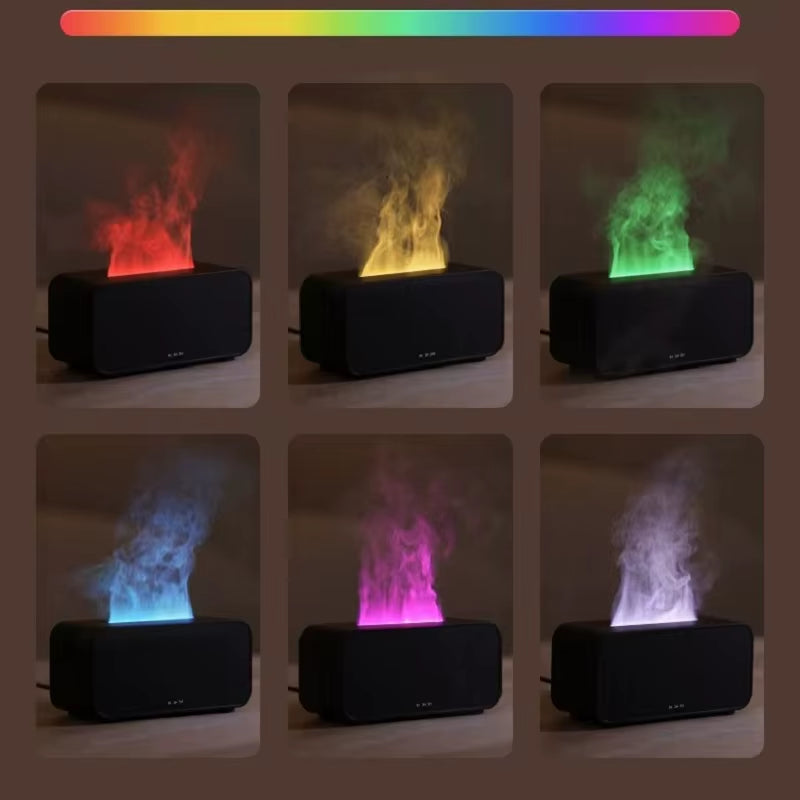 Mini Flame Automatic Fragrance Diffuser Home Humidifier with LED Light