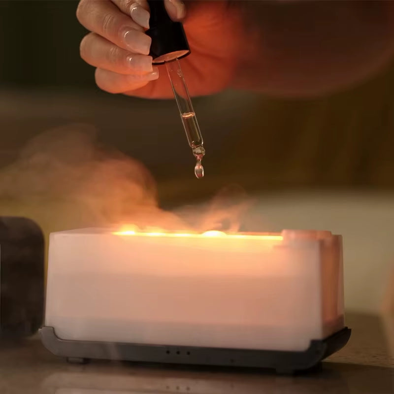 Mini Flame Automatic Fragrance Diffuser Home Humidifier with LED Light