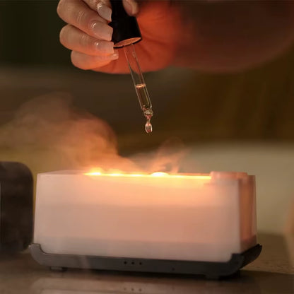 Mini Flame Automatic Fragrance Diffuser Home Humidifier with LED Light