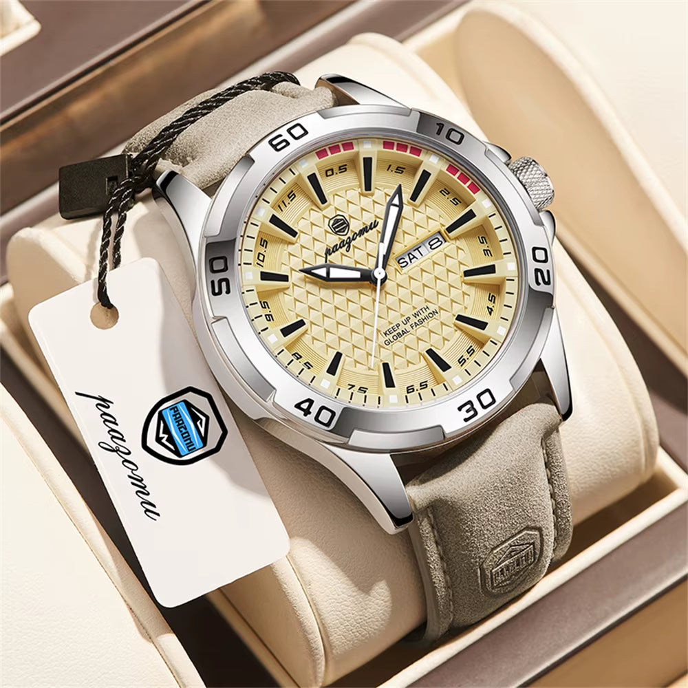 Stainless Steel Waterproof Man's Luxury Watch